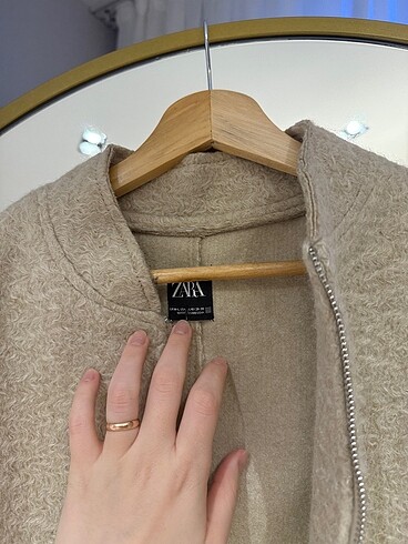 m Beden ten rengi Renk Zara buklet bomber ceket