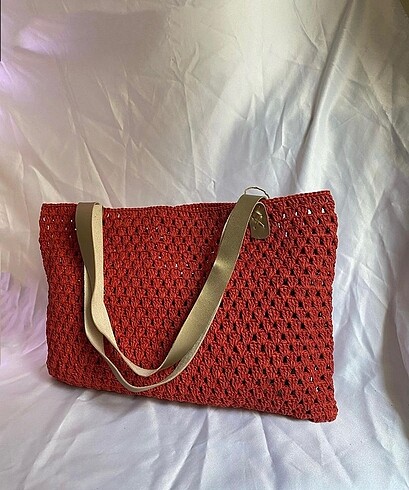 Ayrabutik örgü kol çantası