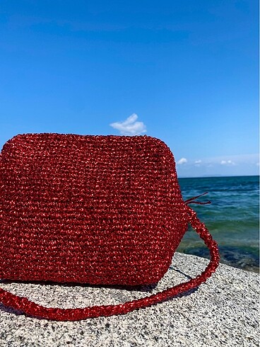 Diğer Ayrabutik parıltılı örgü çanta
