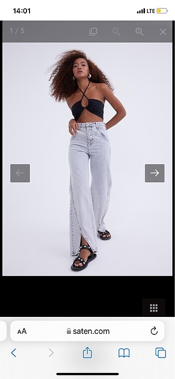 Wide leg jean