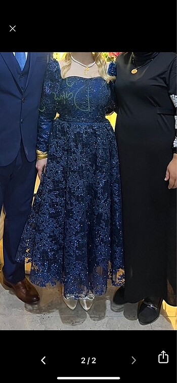 lacivert nişanlık