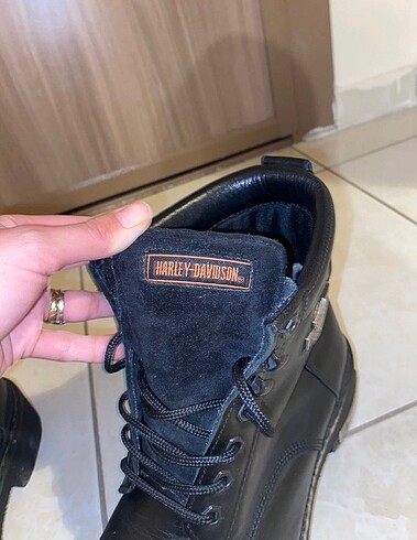 43 Beden siyah Renk Orijinal Harley Davidson bot