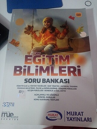 Murat Yayınları Eğitim Bilimleri Soru Bankası ve Simyacı