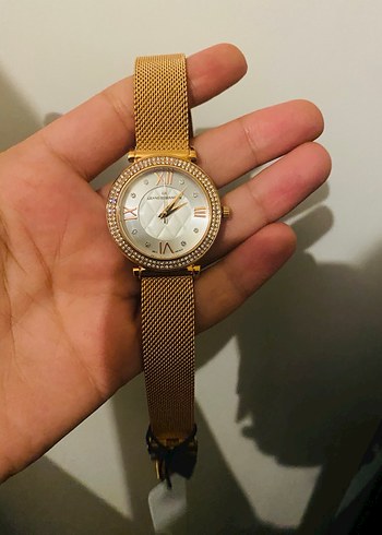 Altın Renkli Klasik Kadın Saati - Görsel 4