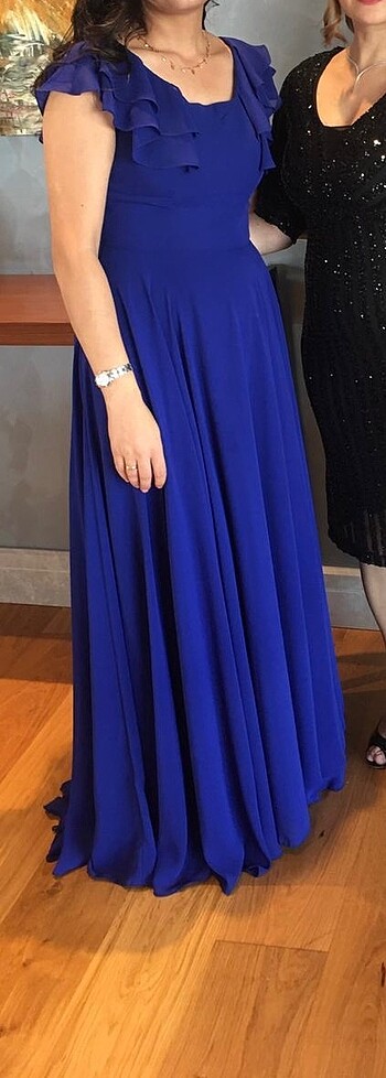 Şifon abiye - Görsel 5