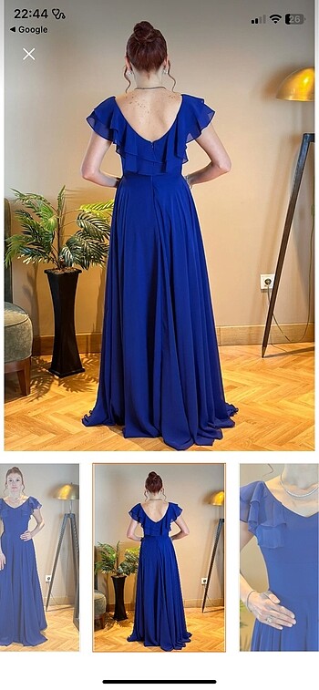 Şifon abiye - Görsel 3