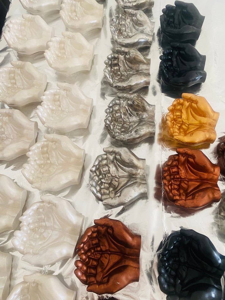 El Tasarımlı Dekoratif Heykeller Hediyelik - Görsel 2