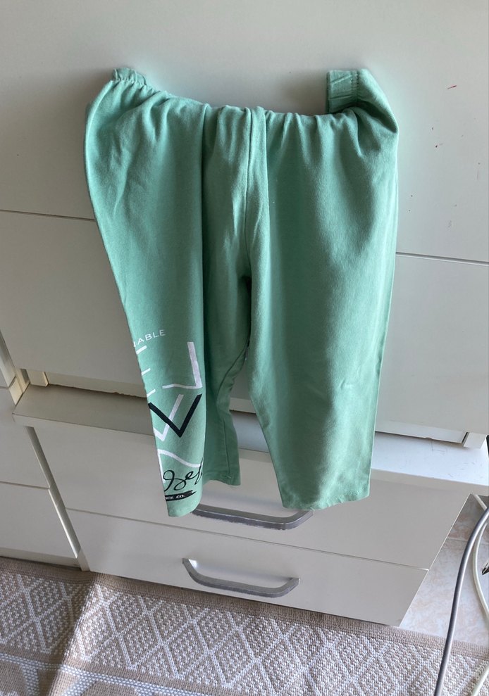 Yeşil Kız Çocuk Tayt - Görsel 3