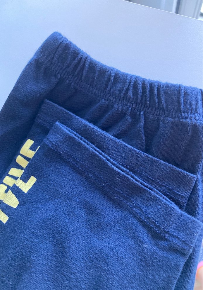 Kız Çocuk Lacivert Tayt - Görsel 4