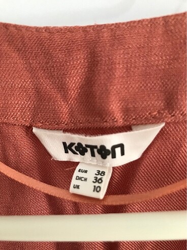 m Beden Koton Kiremit Rengi Gömlek