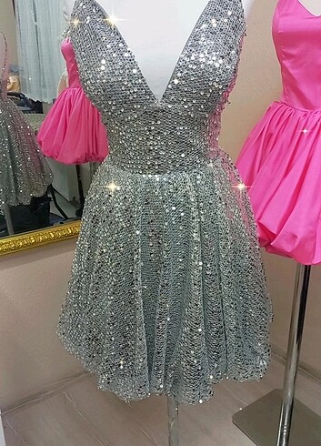 Gri pul payet - Görsel 5