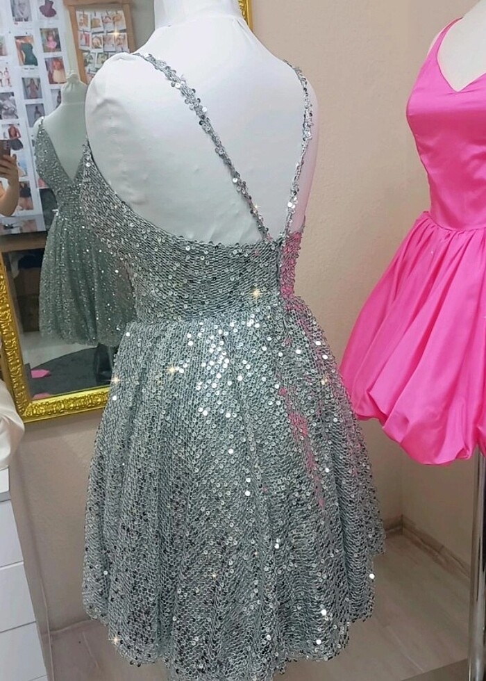 Gri pul payet - Görsel 3