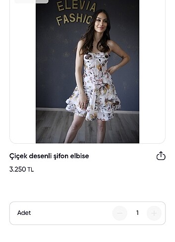 Diğer Bayan şifon elbise