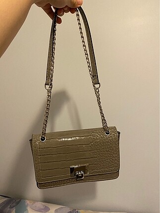 Stradivarius çanta rengi gri