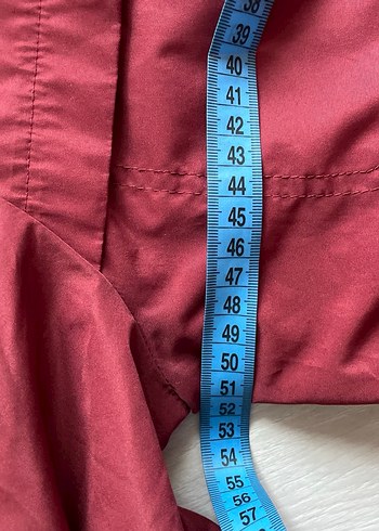 Bordo Kadın Yağmurluk - Görsel 2