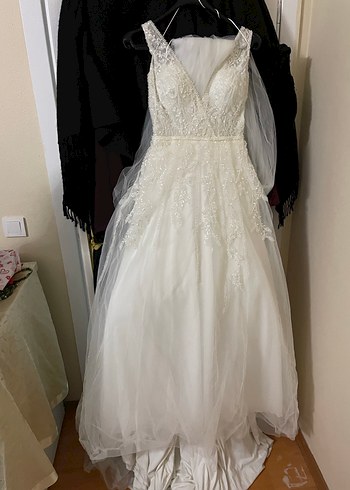 Gelinlik Fabbian Sposa Zarif İslemeli Gelinlik