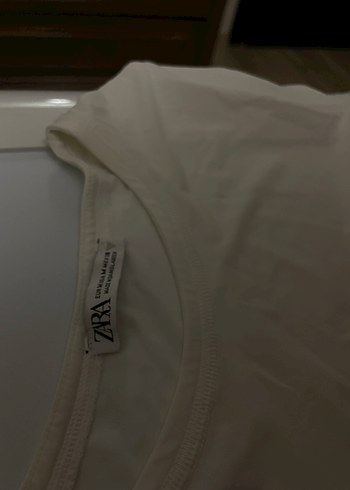 zara beyaz crop - Görsel 2