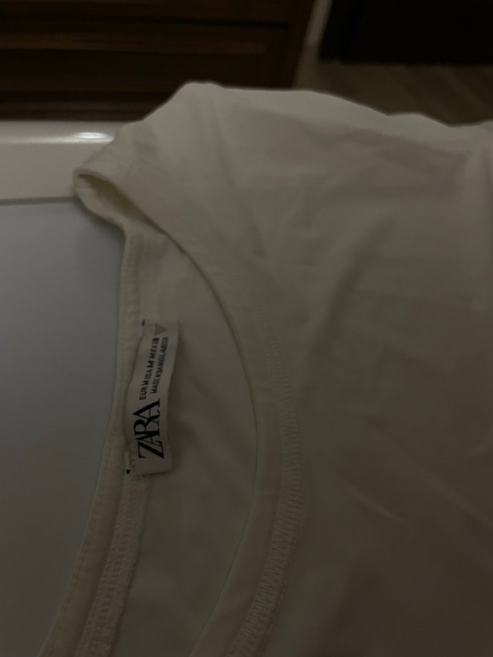 zara beyaz crop - Görsel 2