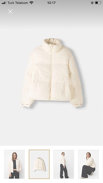 Bershka şişme mont