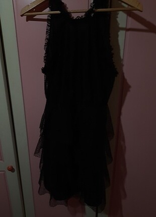 36 Beden siyah Renk Elbise 
