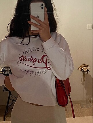 Kolej yaka sweatshirt