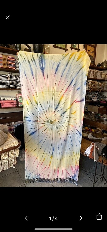 Pamuk batik peştemal örtü