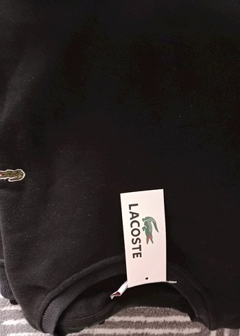 Lacoste Siyah Erkek Sweatshirt - Görsel 3