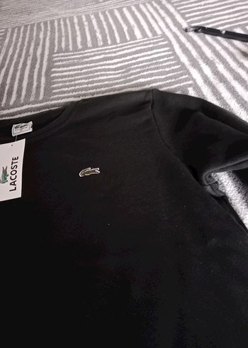 Lacoste Siyah Erkek Sweatshirt - Görsel 4