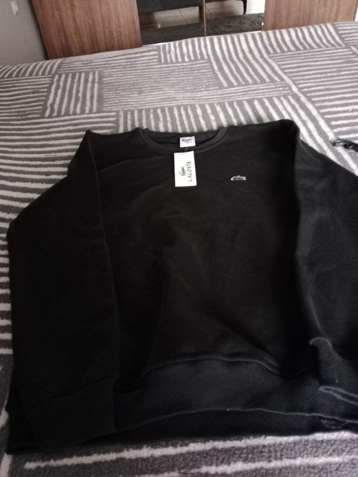 Lacoste Siyah Erkek Sweatshirt - Görsel 5