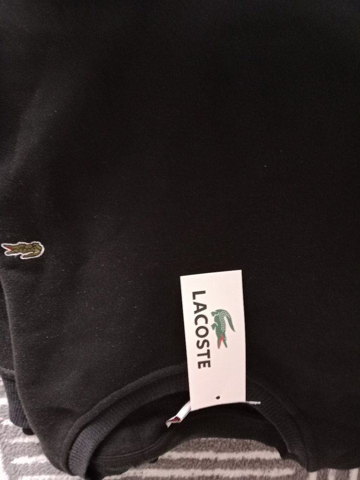 Lacoste Siyah Erkek Sweatshirt - Görsel 3