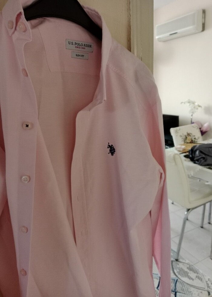 toz pembe gömlek - Görsel 5