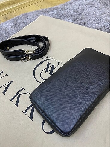 Beden Orijinal gerçek deri Vakko telefon çantası