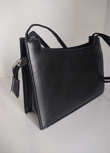Zara Vintage siyah kol çantası 