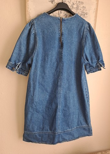 xl Beden mavi Renk LCW Mavi Denim Midi Elbise YENI L/XL UYUM