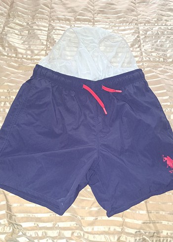 US POLO ASSN Erkek Lacivert  DENIZ Şortu - Görsel 9