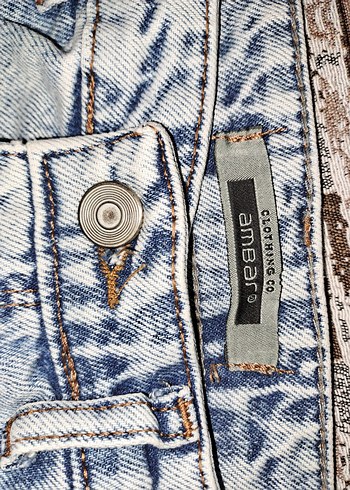 29 Beden mavi Renk AMBAR ESKITME DETAYLI Jean Pantolon 28/29 UYUM