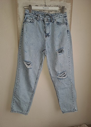 AMBAR ESKITME DETAYLI Jean Pantolon 28/29 UYUM