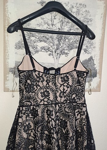 KEIKEI PRETTY Siyah Dantel Detaylı ELBISE 36 - Görsel 15