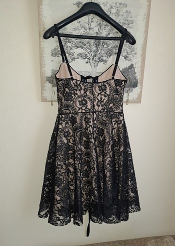 KEIKEI PRETTY Siyah Dantel Detaylı ELBISE 36 - Görsel 14