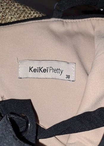 KEIKEI PRETTY Siyah Dantel Detaylı ELBISE 36 - Görsel 9