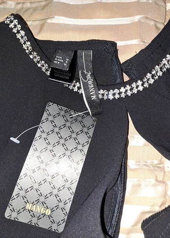 MANGO SIYAH MINI TULUM ETIKETLI 38 BEDEN - Görsel 10