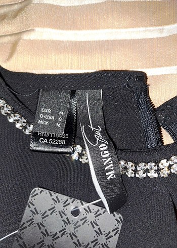 MANGO SIYAH MINI TULUM ETIKETLI 38 BEDEN - Görsel 11