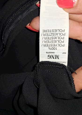 MANGO SIYAH MINI TULUM ETIKETLI 38 BEDEN - Görsel 13