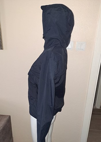 PULL&BEAR LACIVERT Yağmurluk XS - Görsel 12