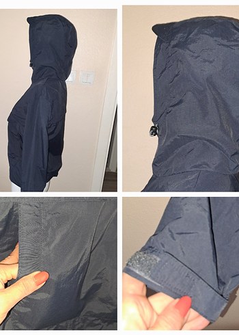 PULL&BEAR LACIVERT Yağmurluk XS - Görsel 16