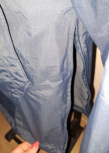 PULL&BEAR LACIVERT Yağmurluk XS - Görsel 15