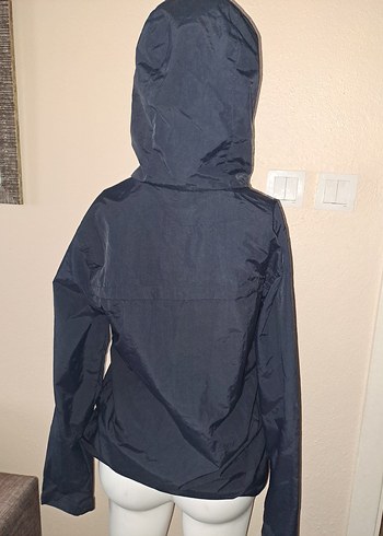 PULL&BEAR LACIVERT Yağmurluk XS - Görsel 13