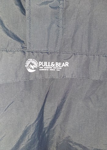 PULL&BEAR LACIVERT Yağmurluk XS - Görsel 5