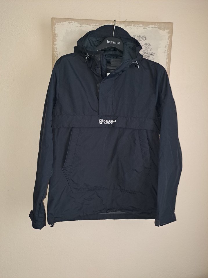 PULL&BEAR LACIVERT Yağmurluk XS - Görsel 2