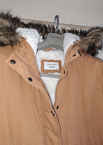 LCW HARDAL SARISI PARKA KAPSONLU L/40 - Görsel 4